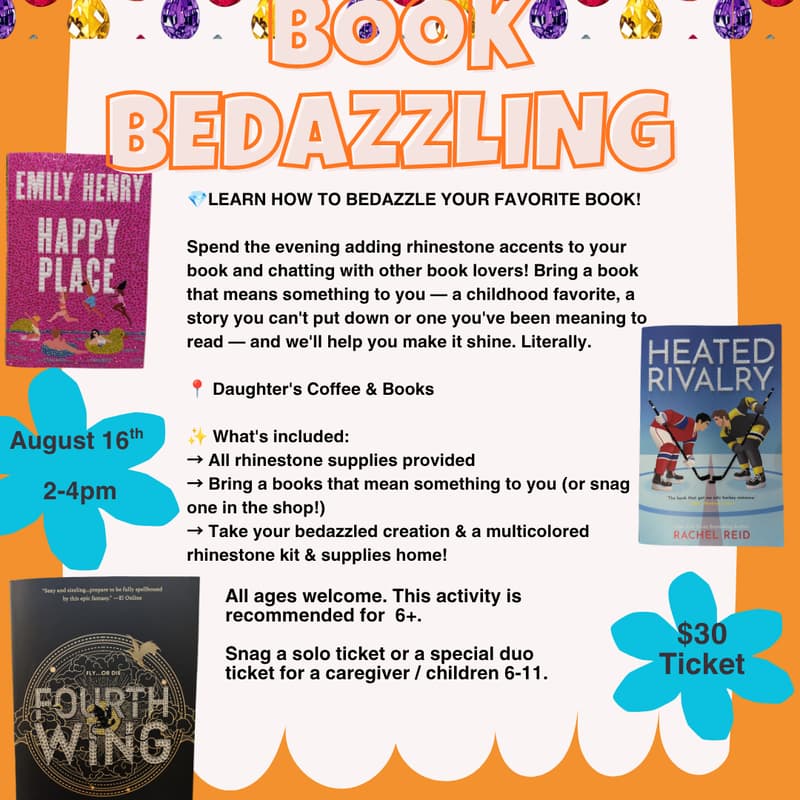 Cover Image for Bedazzle Your Favorite Book Event