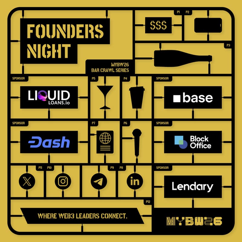 Cover Image for [MYBW26 Official] Bar Crawl: Founders Night