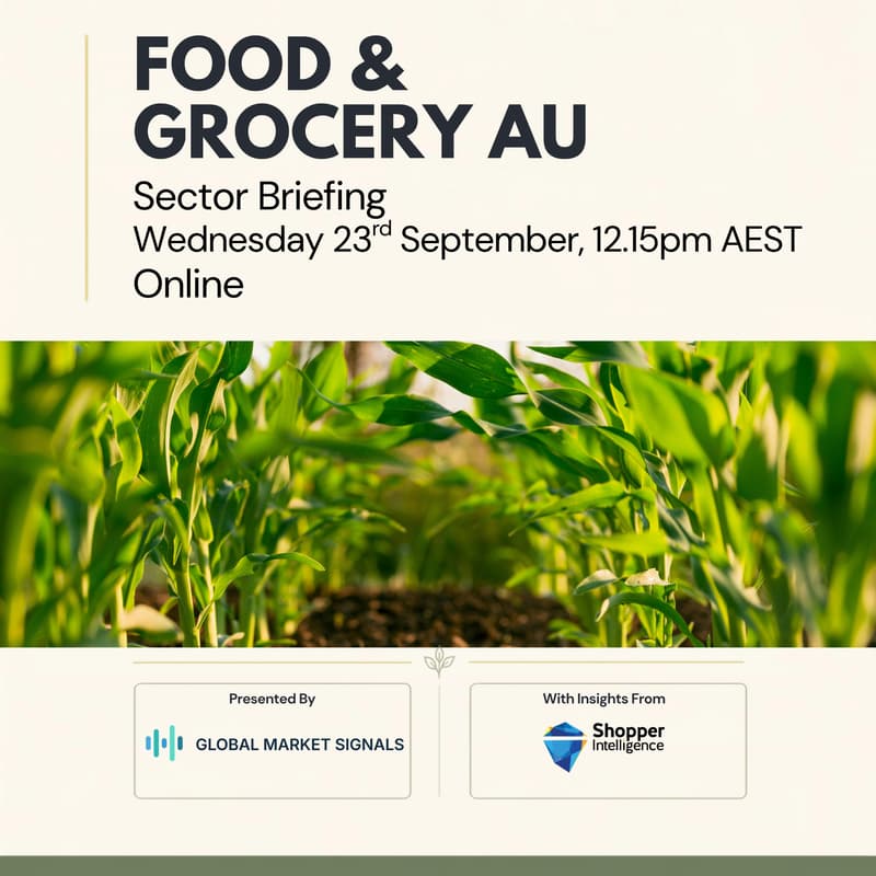 Cover Image for Food and Grocery AU - Sector Briefing