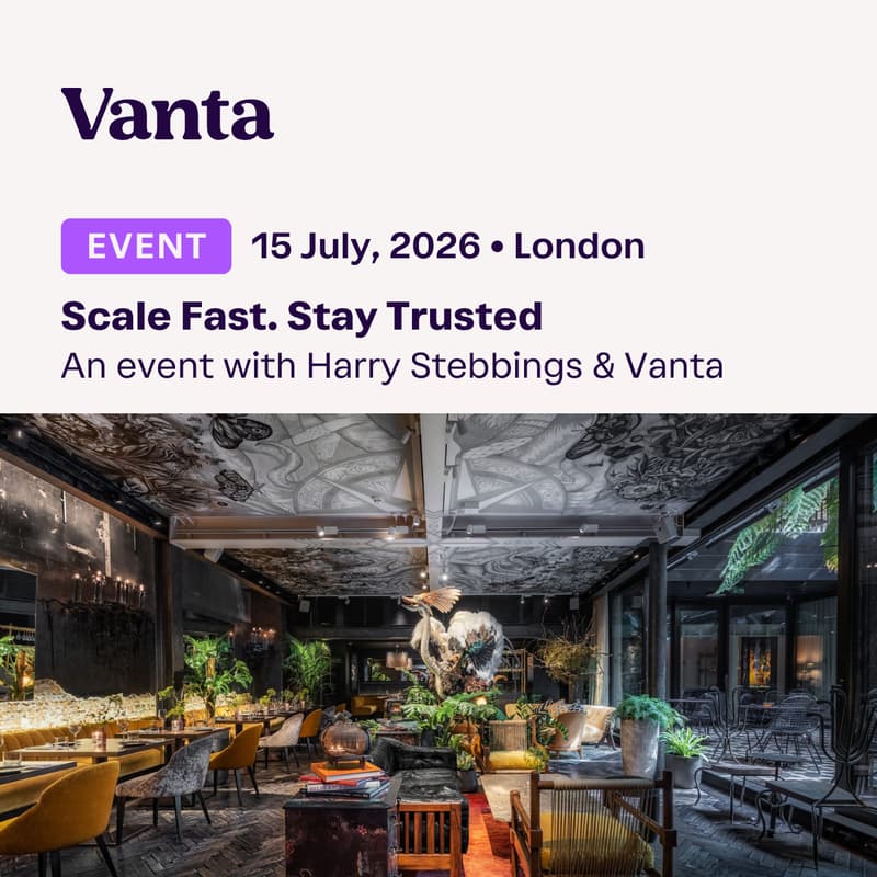 Cover Image for Scale Fast. Stay Trusted. With Harry Stebbings