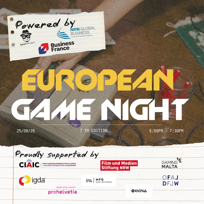 Cover Image for EUROPEAN GAME NIGHT 2026