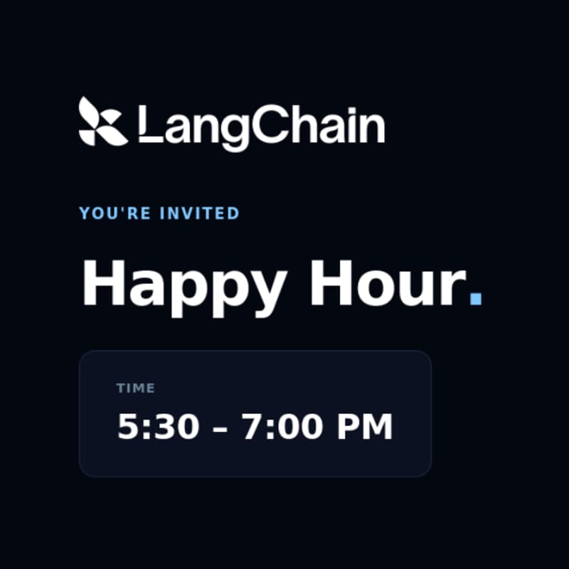 Cover Image for LangChain Happy Hour