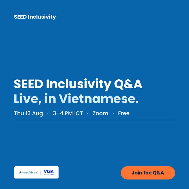 Cover Image for SEED Inclusivity Q&A: Cohort 3 Vietnam