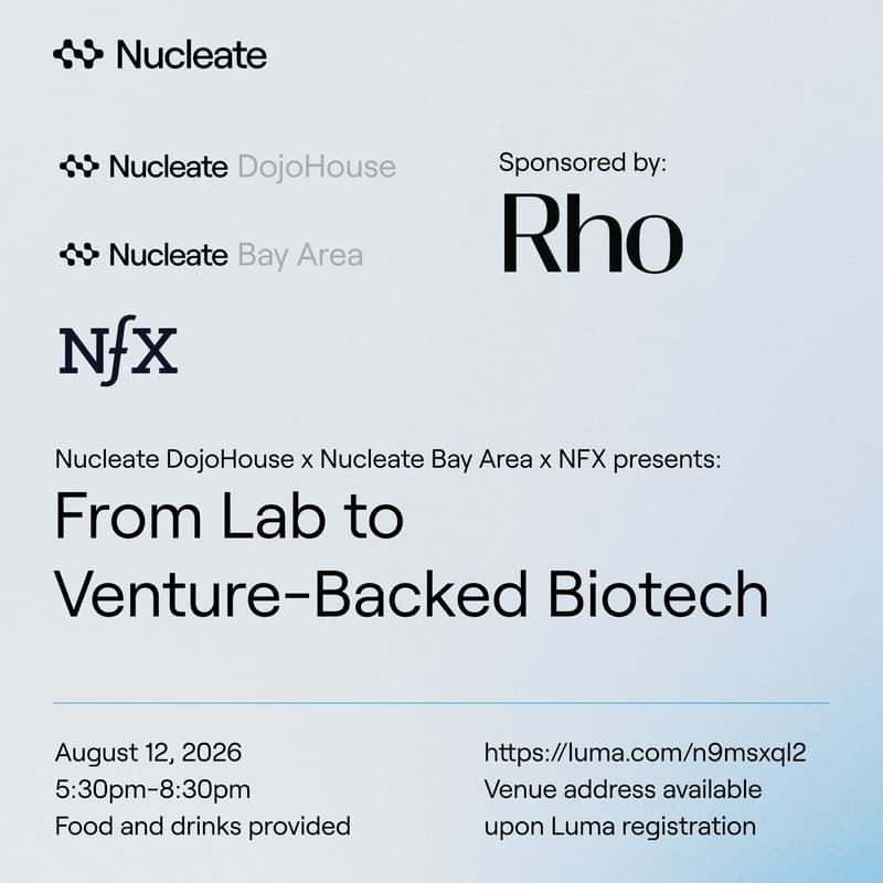 Cover Image for Nucleate x NFX: From Lab to Venture-Backed Biotech