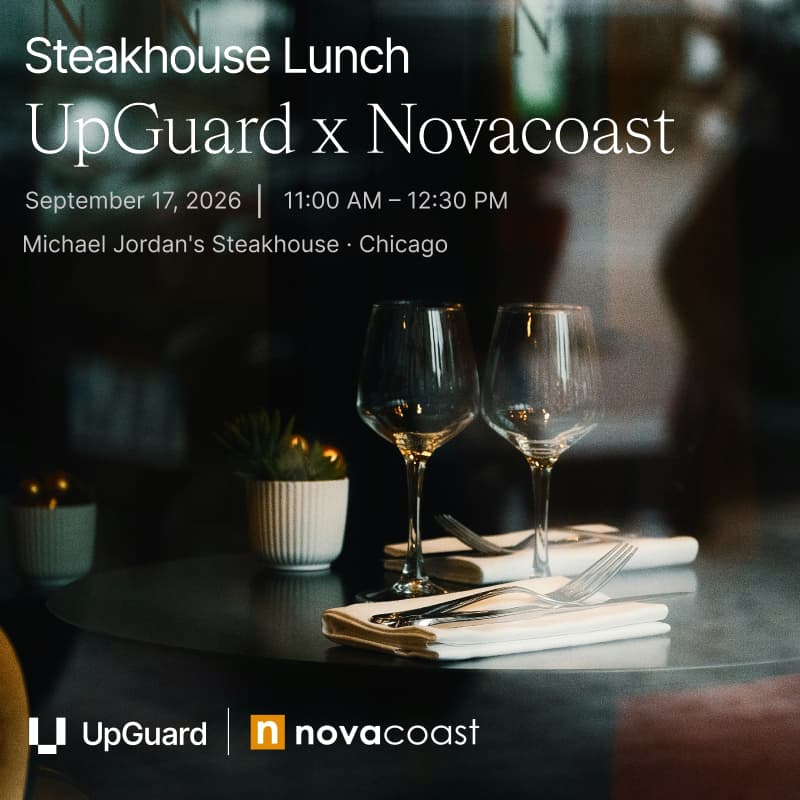 Cover Image for UpGuard x Novacoast Steakhouse Lunch | Chicago