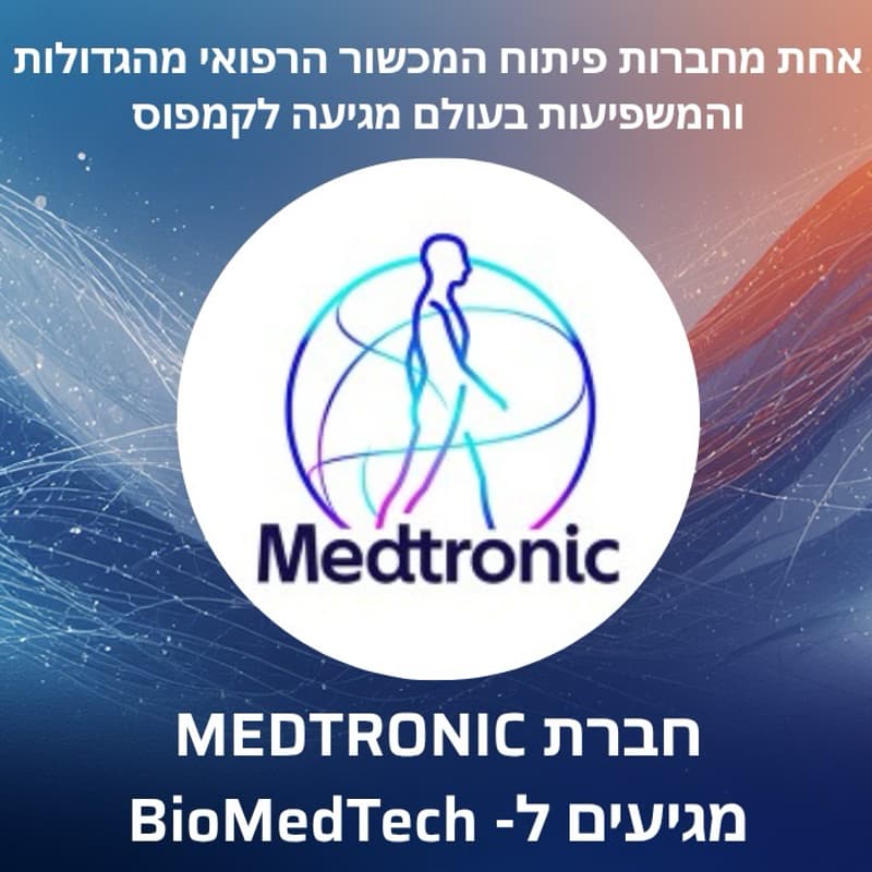 Cover Image for אירוע סוף שנה! ביומדטק מארחים את Medtronic