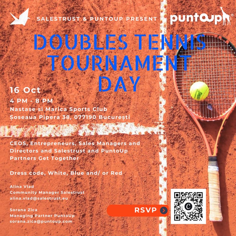 Cover Image for Doubles Tennis Tournament, Salestrust & PuntoUp