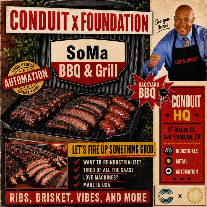 Cover Image for SoMA Manufacturing-Tech BBQ