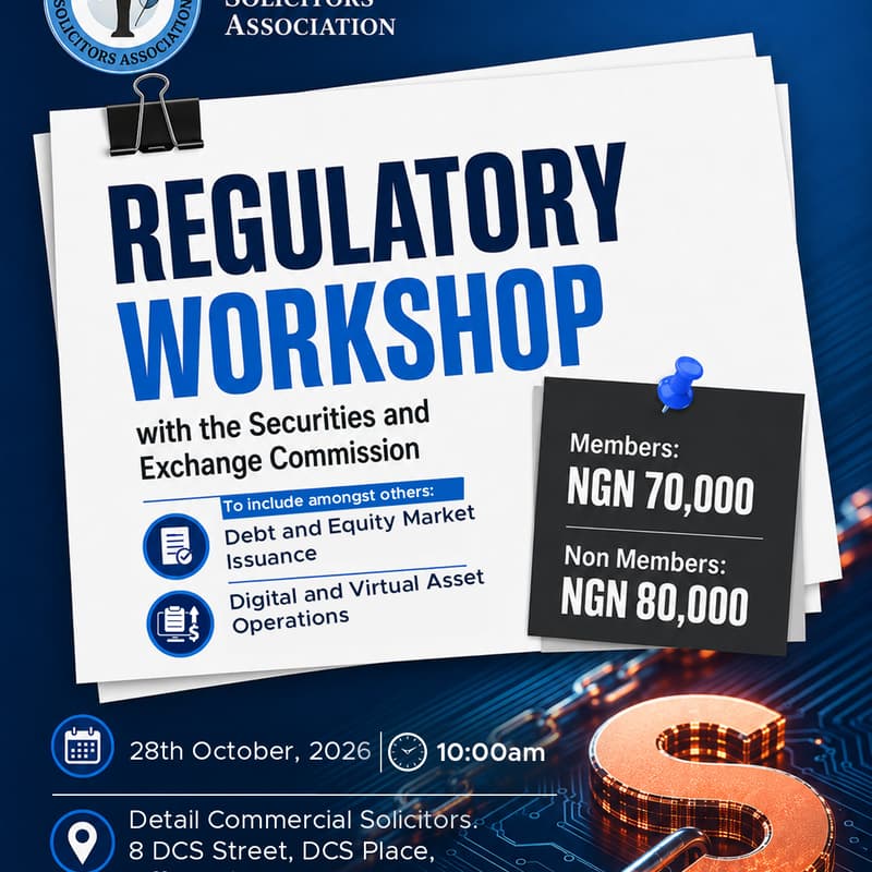 Cover Image for Regulatory Workshop with the Securities and Exchange Commission