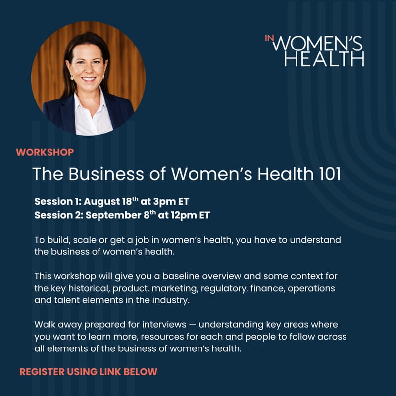 Cover Image for The Business of Women's Health 101 (session 2)