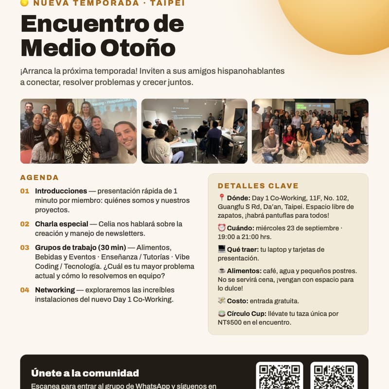 Cover Image for 🌕 Encuentro de Medio Otoño: Círculo Empresarial