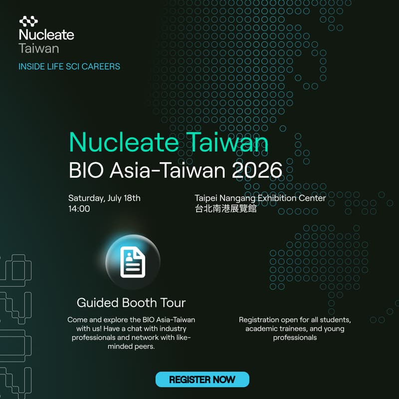Cover Image for Inside Life Science Careers: BIO Asia-Taiwan 2026 Tour with Nucleate Taiwan