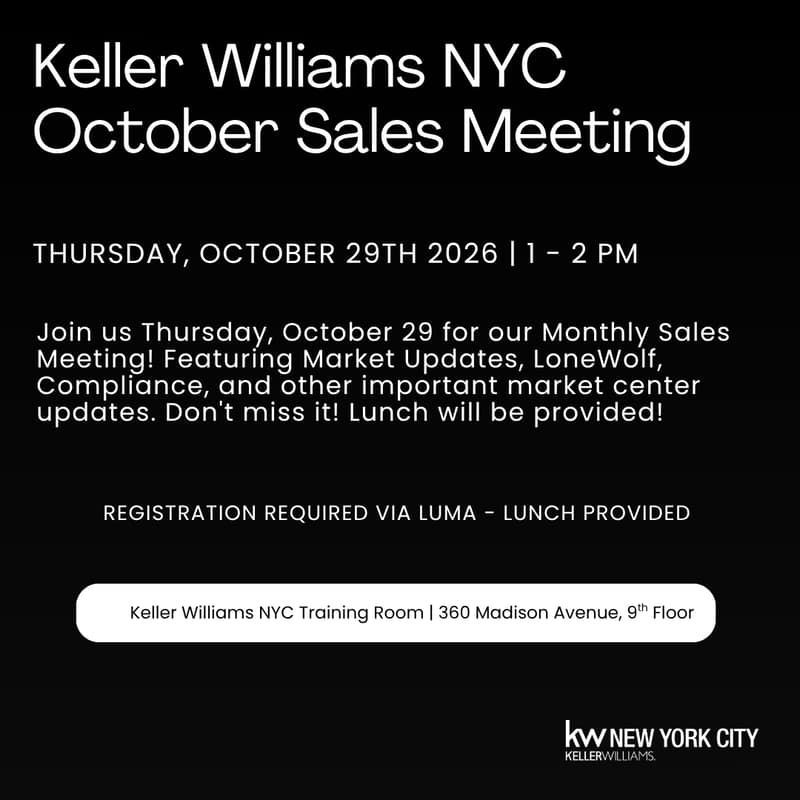 Cover Image for KWNYC OCTOBER SALES MEETING!