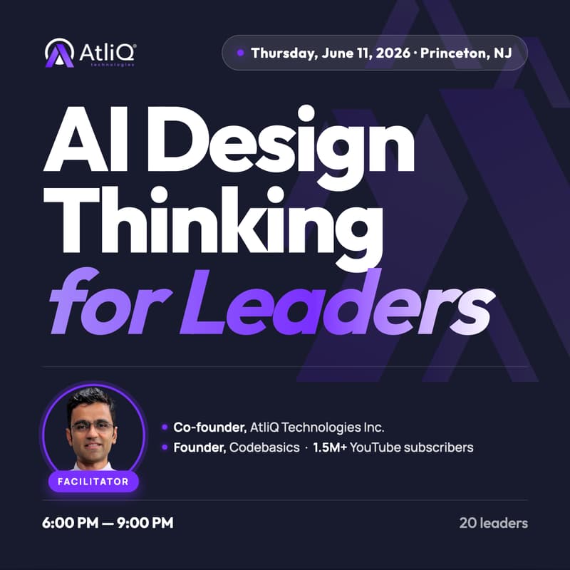 Cover Image for AI Design Thinking for Leaders - Princeton, NJ