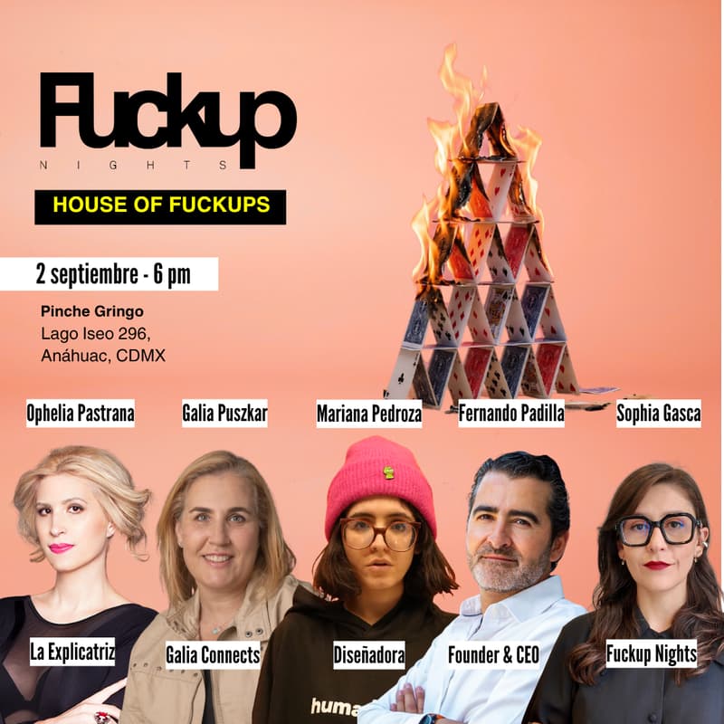 Cover Image for Fuckup Nights. House of Fuckups