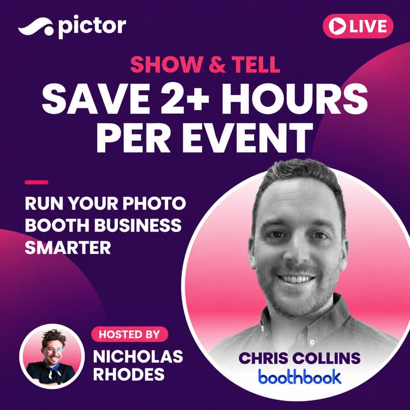 Cover Image for How to Save 2 Hours on Every Event w/ Chris Collins on this week's Pictor Show & Tell!