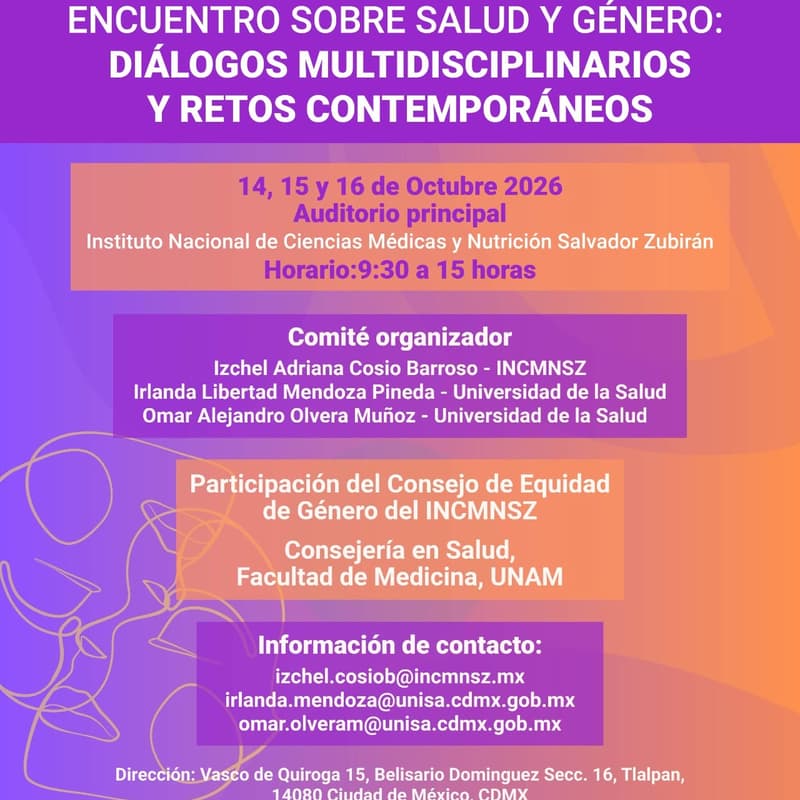 Cover Image for Encuentro sobre salud y género: Diálogos multidisciplinarios y retos contemporáneos