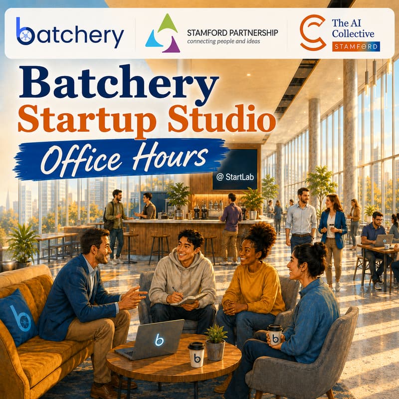 Cover Image for Batchery Startup Studio Office Hours (w/ The AI Collective)