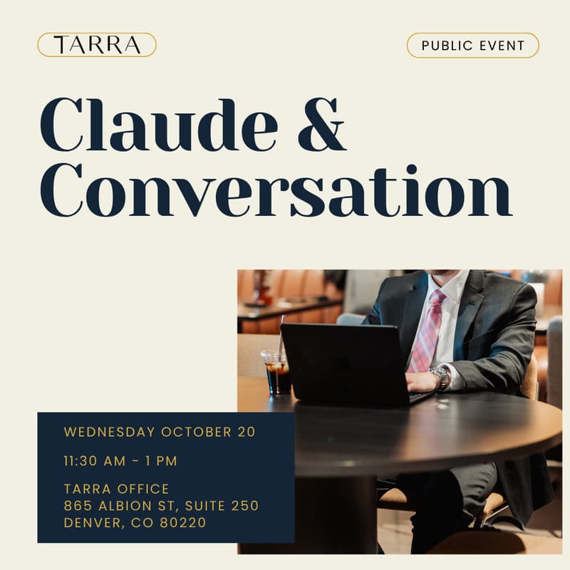 Cover Image for Claude & Conversation: Lunch and Learn