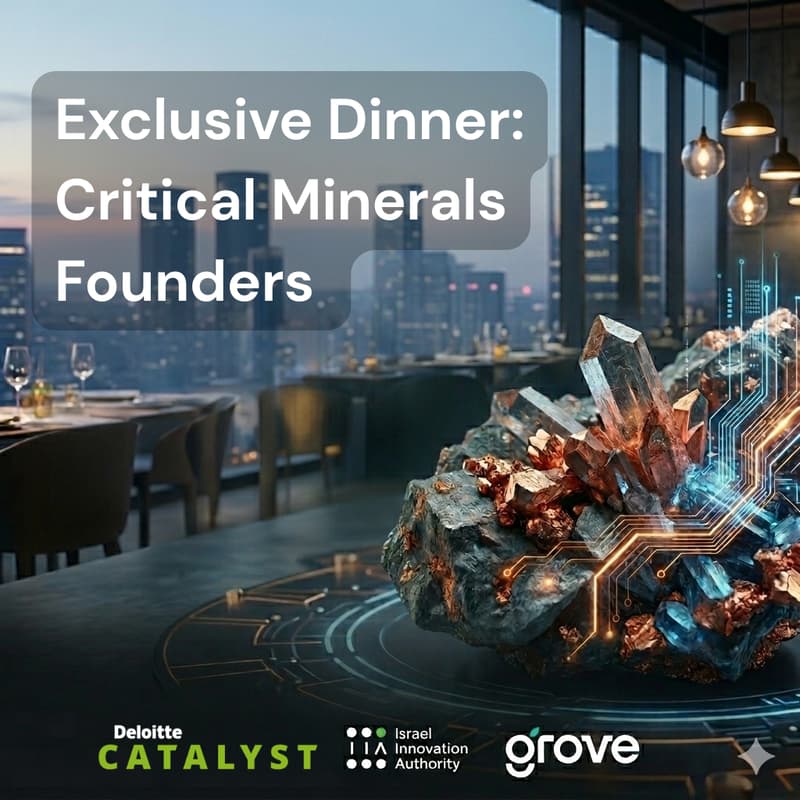 Cover Image for Exclusive Founders Dinner: The Bedrock of Tomorrow: Critical Minerals