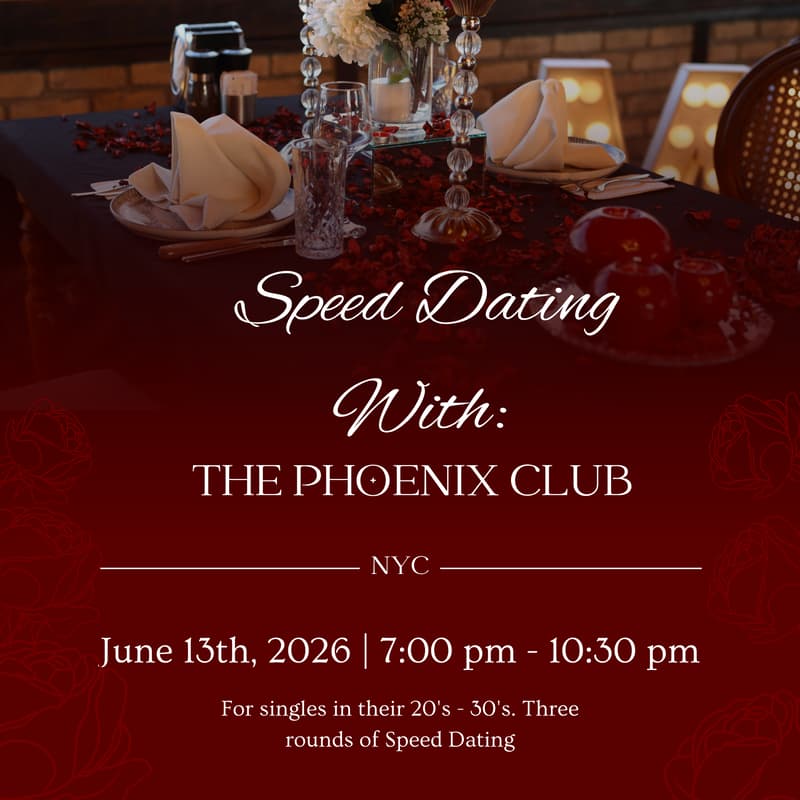 Cover Image for Speed Dating With The Phoenix Club