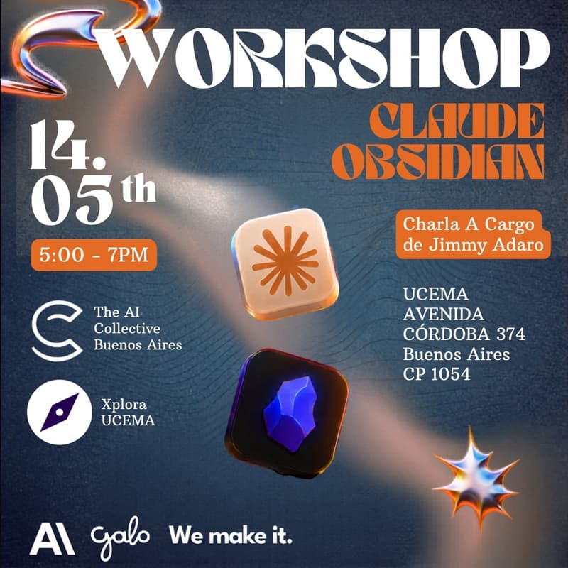 Cover Image for The AI Collective Buenos Aires Opening + Workshop Claude and Obsidian (w/ The AI Collective)