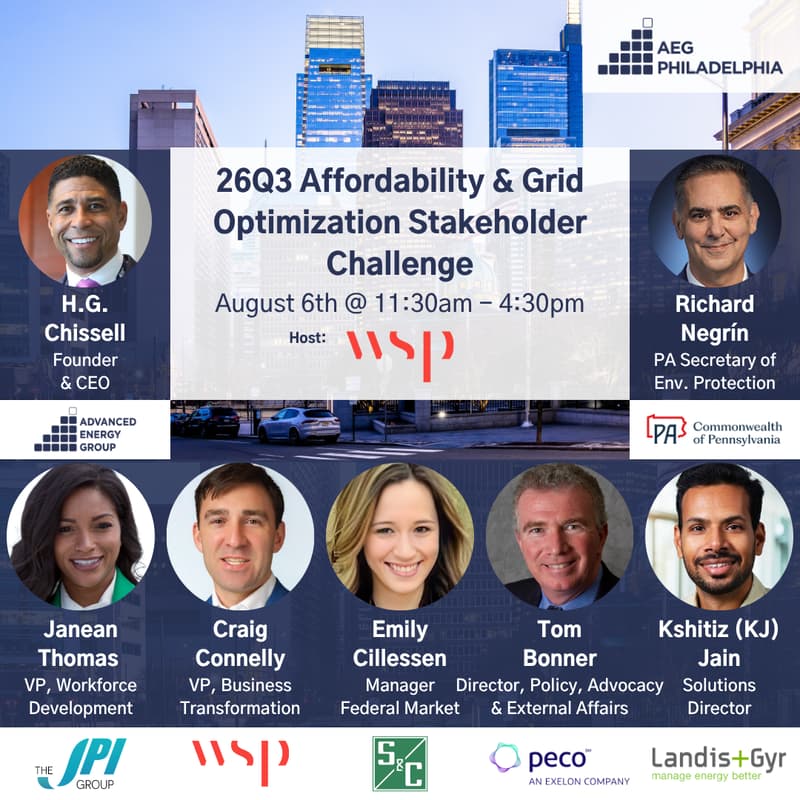 Cover Image for AEG Philadelphia 26Q3 Stakeholder Challenge: Affordability & Grid Optimization