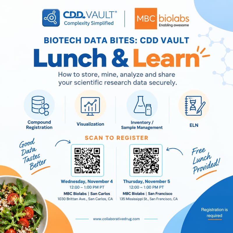 Cover Image for Biotech Data Bites: CDD Vault Lunch & Learn