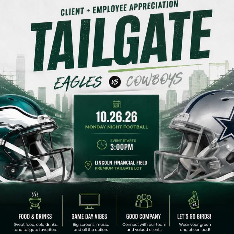 Cover Image for Skale RE | Eagles v. Cowboys MNF Tailgate