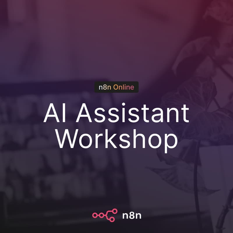 Cover Image for Creating your first workflow using n8n AI Assistant