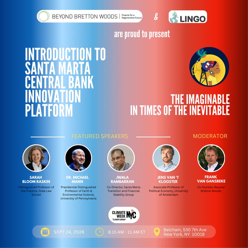 Cover Image for Introduction to Santa Marta Central Bank Innovation Platform - The Imaginable in times of the Inevitable