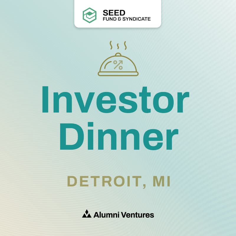 Cover Image for Alumni Ventures Investor Dinner