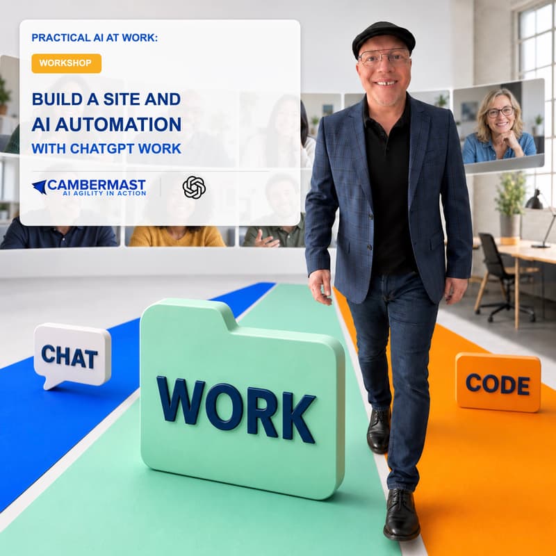 Cover Image for Practical AI at Work: Build a Site and AI Automation with ChatGPT Work