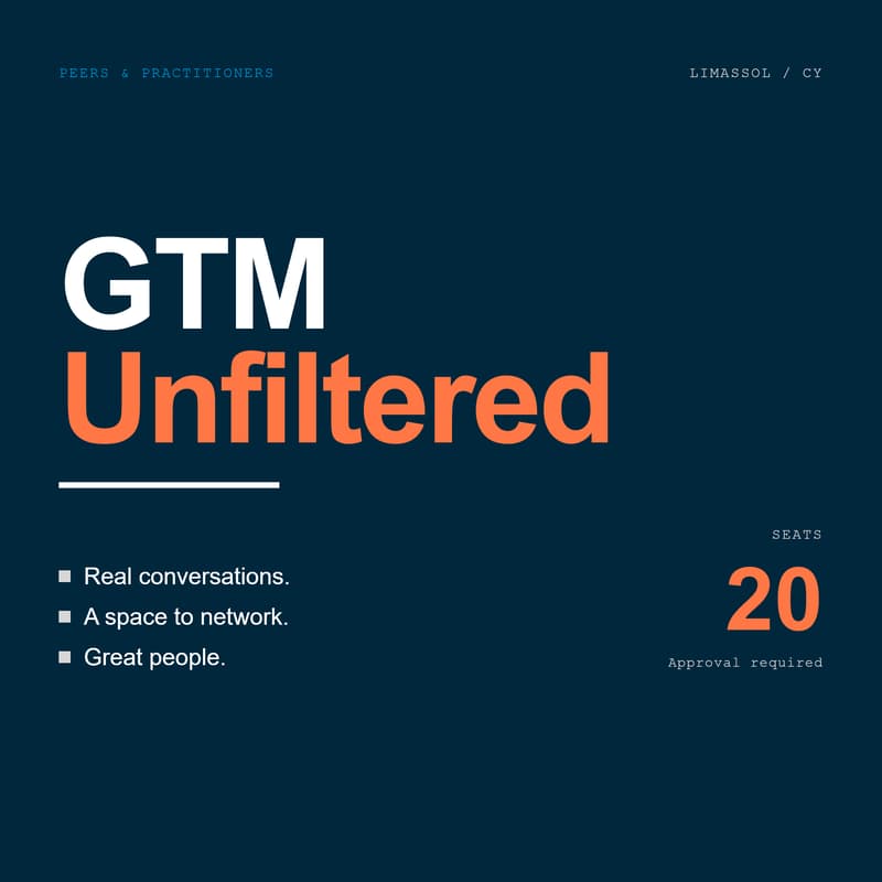 Cover Image for GTM Unfiltered - Limassol Meetup