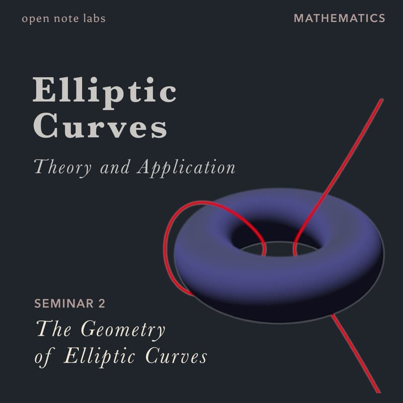Cover Image for Elliptic Curve Theory and Applications: The Geometry of Elliptic Curves