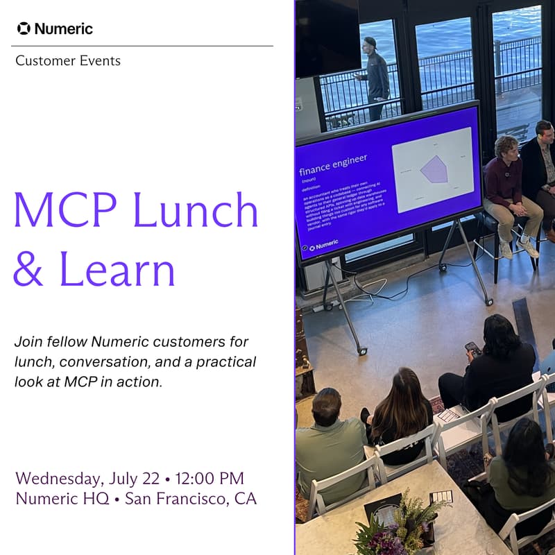 Cover Image for NYC Customer Lunch & Learn: Numeric MCP