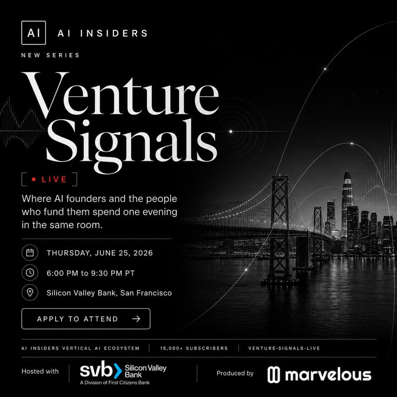 Cover Image for AI Insiders: Venture Signals Live
