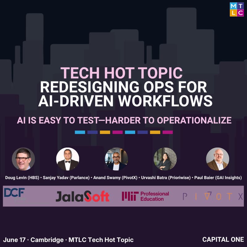 Cover Image for Tech Hot Topic Series: Redesigning Operations for AI Driven Workflows