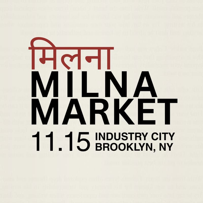 Cover Image for MILNA MARKET: South Asian Pop-Up Market NYC