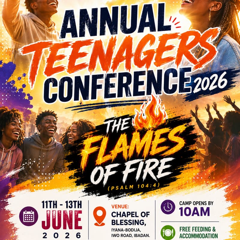 Cover Image for ANNUAL TEENAGERS CONFERENCE 2026