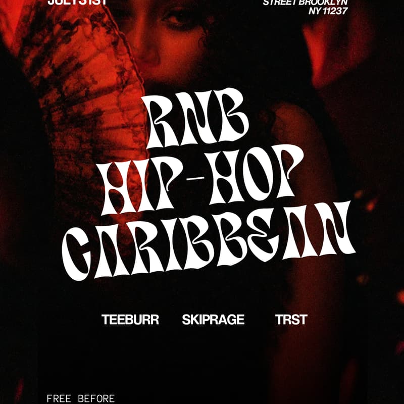 Cover Image for RNB, HIP-HOP & CARIBBEAN NIGHT