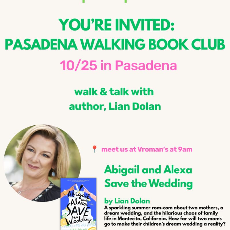 Cover Image for Pasadena Walking Book Club with Lian Dolan