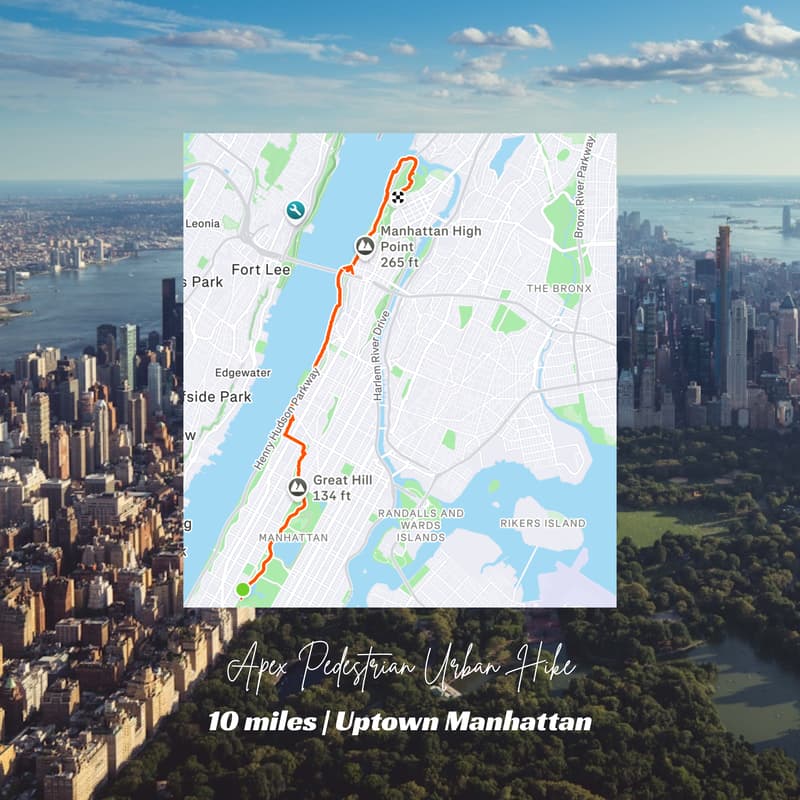 Cover Image for Upper Manhattan 10-Mile Urban Hike