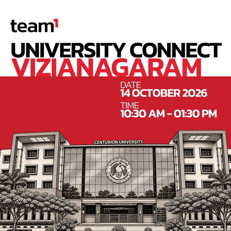 Cover Image for Team1 India University Connect - CUTM Vizianagaram