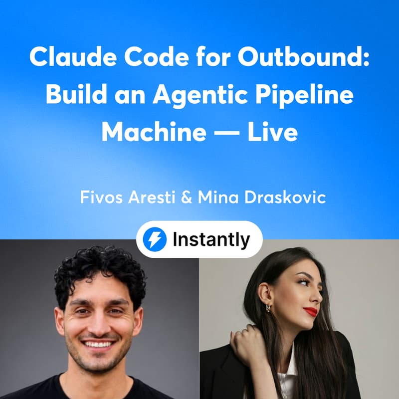 Cover Image for Claude Code for Outbound: Build an Agentic Pipeline Machine — Live