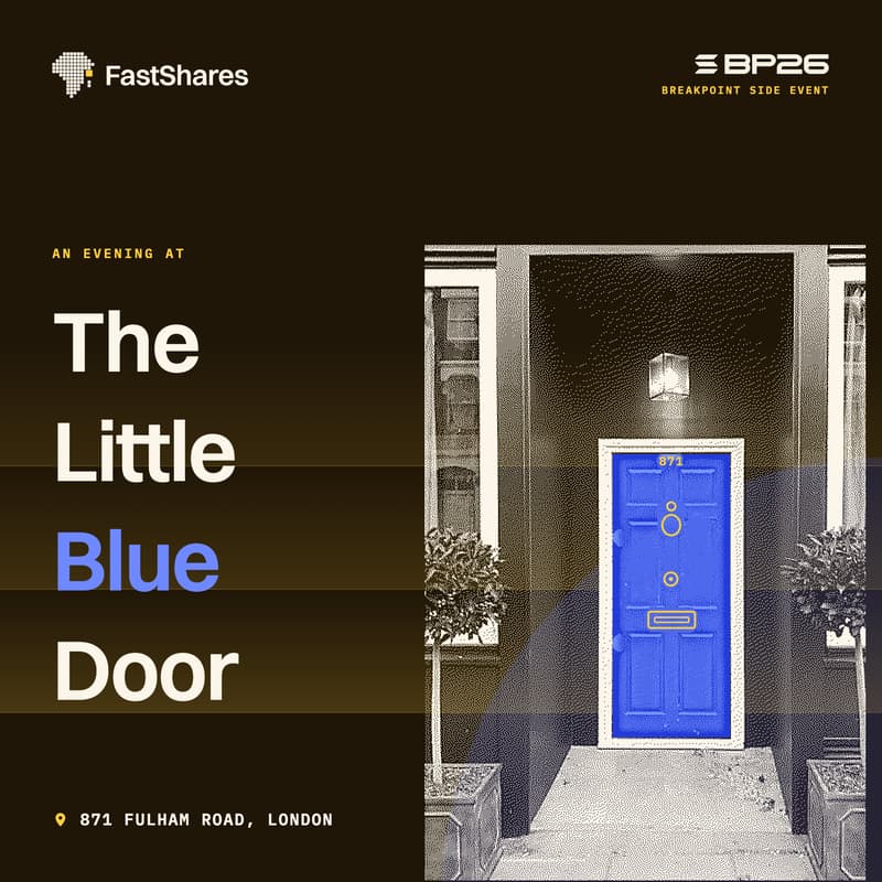 Cover Image for Little Blue Door: FastShares After Hours, 6pm until late
