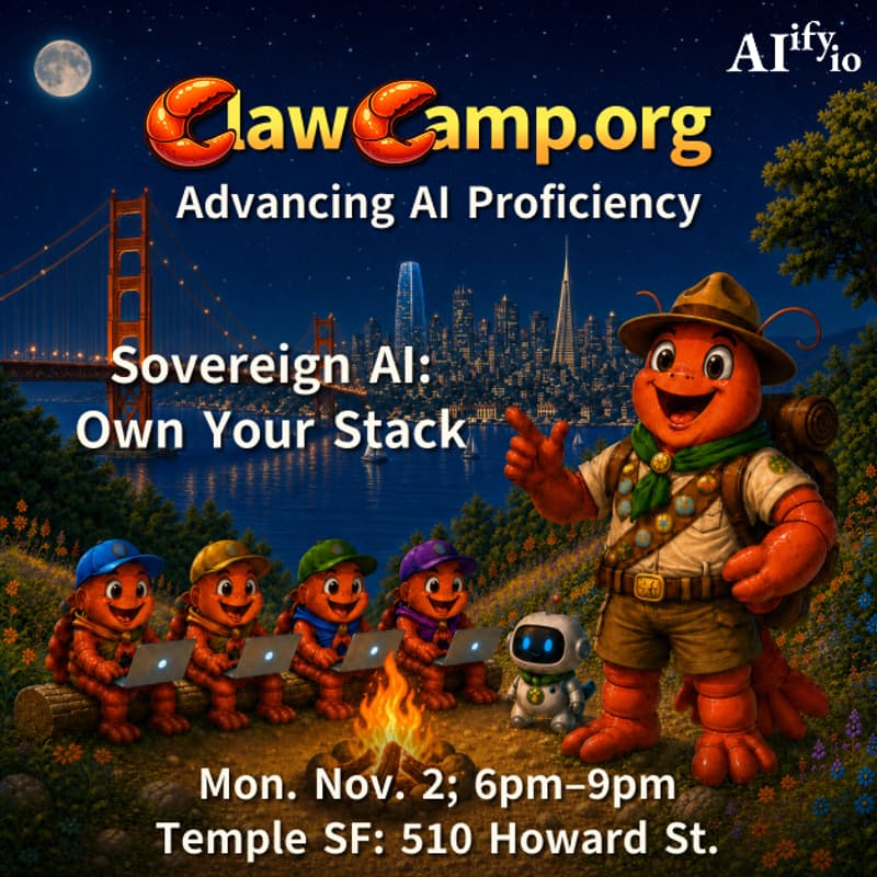 Cover Image for ClawCamp Campfire: Sovereign AI - Own Your Stack