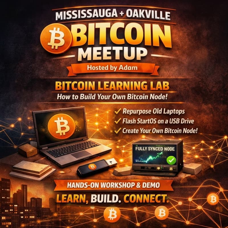 Cover Image for Mississauga+Oakville Bitcoin meetup