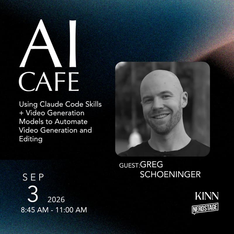 Cover Image for AI Cafe: Using Claude Code Skills + Video Generation Models to Automate Video Generation and Editing