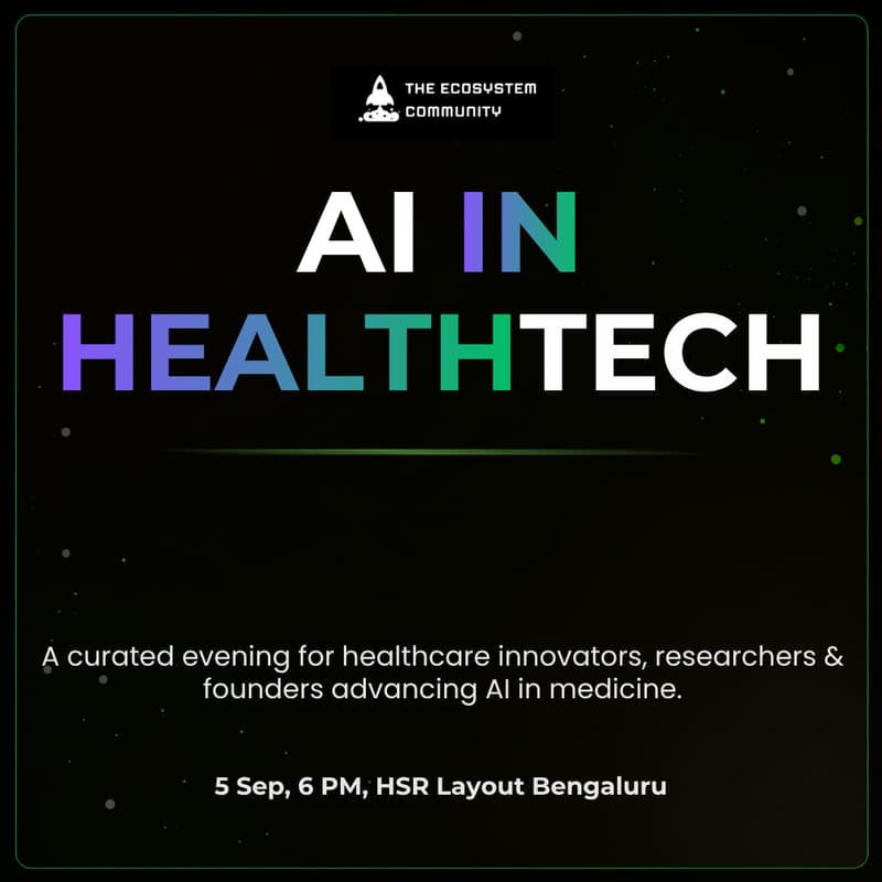 Cover Image for AI in HealthTech | Bengaluru